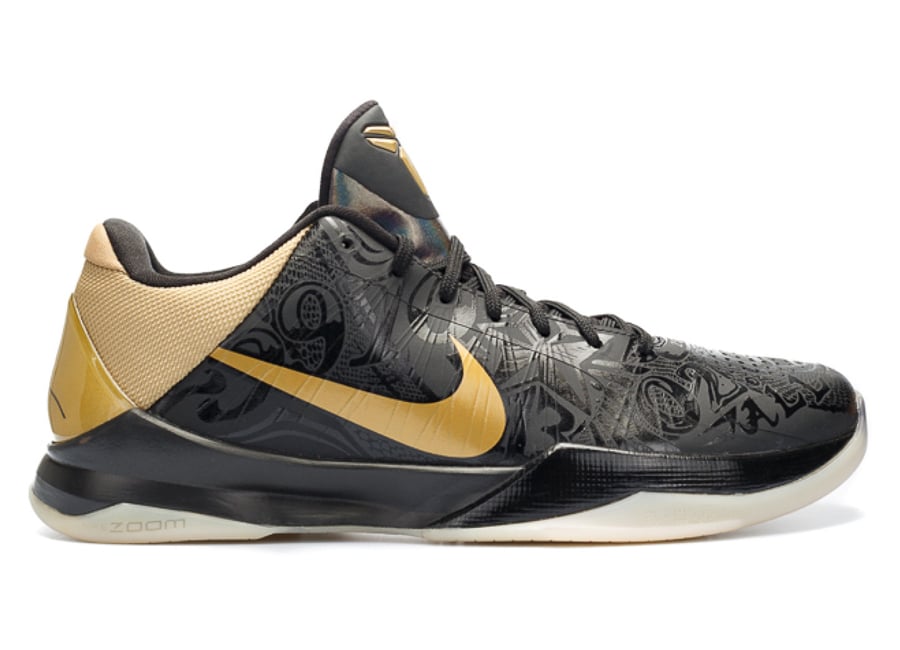 kobe 5 black and yellow