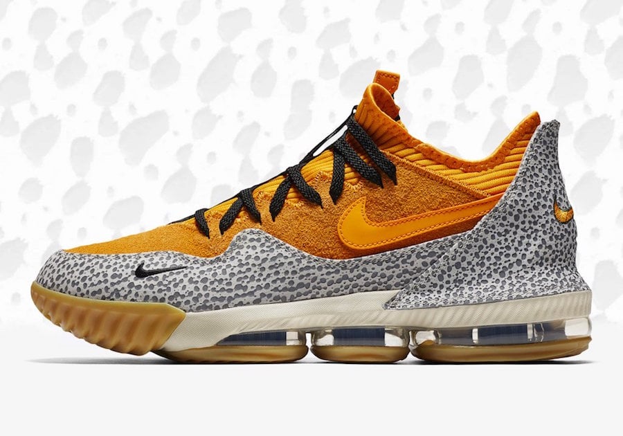 Nike LeBron 16 Low Safari atmos Release Date