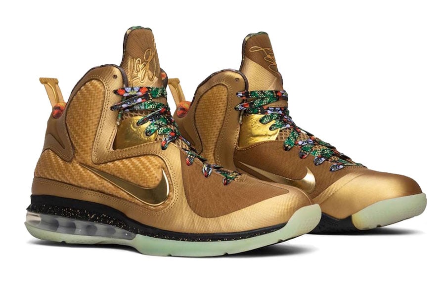 Nike LeBron 9 ‘Watch The Throne’ Sample in Metallic Gold