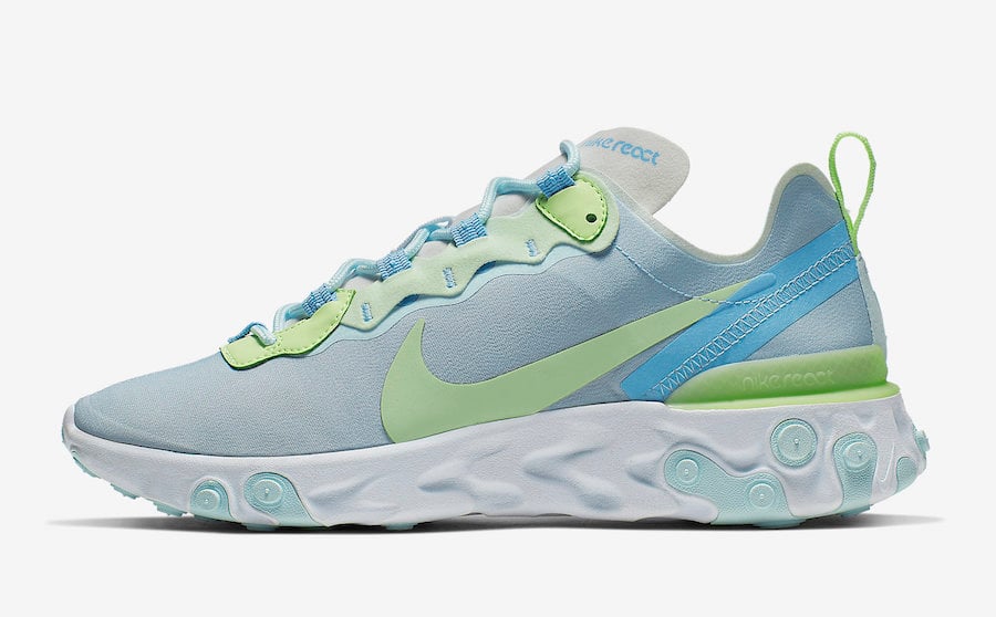 Nike React Element 55 Frosted Spruce BQ2728-100 Release Date