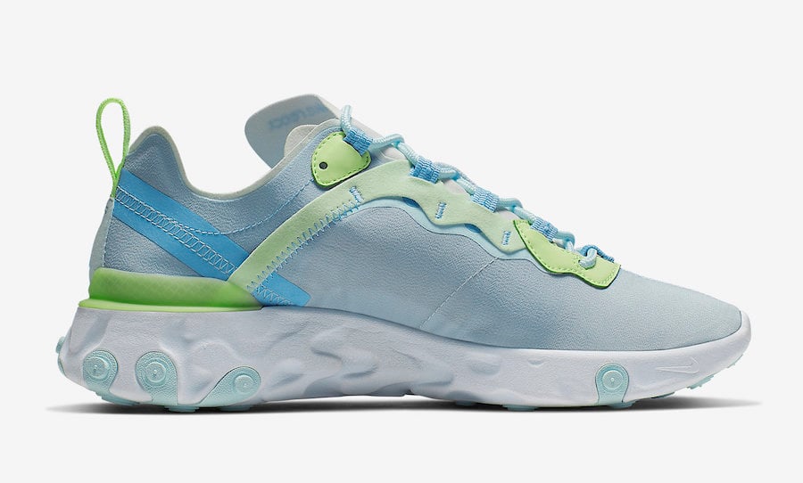 Nike React Element 55 Frosted Spruce BQ2728-100 Release Date