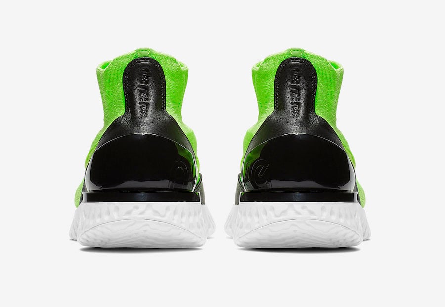 Nike Rise React Flyknit Lime Blast AV5554-330 Release Date