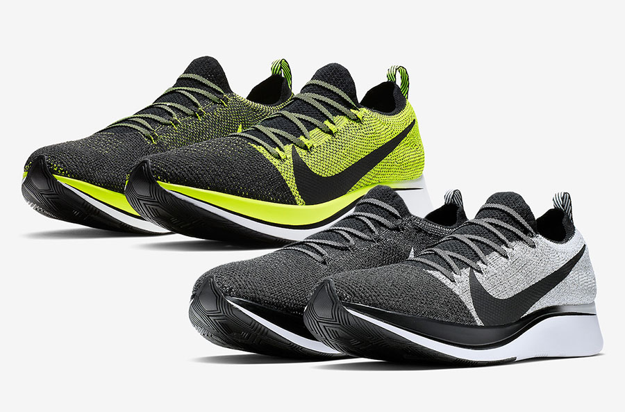 Nike Zoom Fly Flyknit in ‘Volt’ and ‘Black/White’ Coming Soon