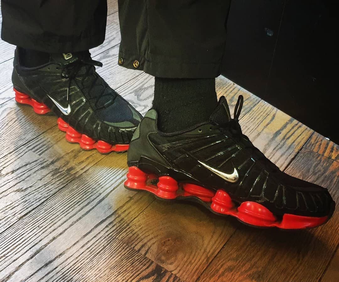 Skepta Nike Shox TL Black Metallic Silver University Red Release Date Info Skepta Nike Shox TL Black Metallic Silver University Red Release Date Info