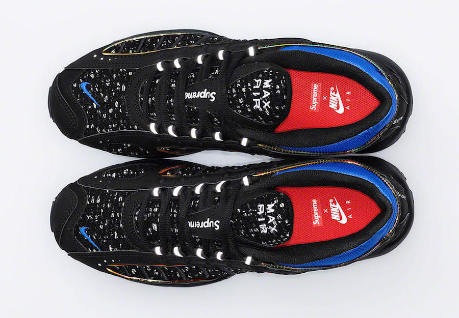 Supreme Nike Air Max Tailwind 4 Black Blue AT3854-001 Release Date