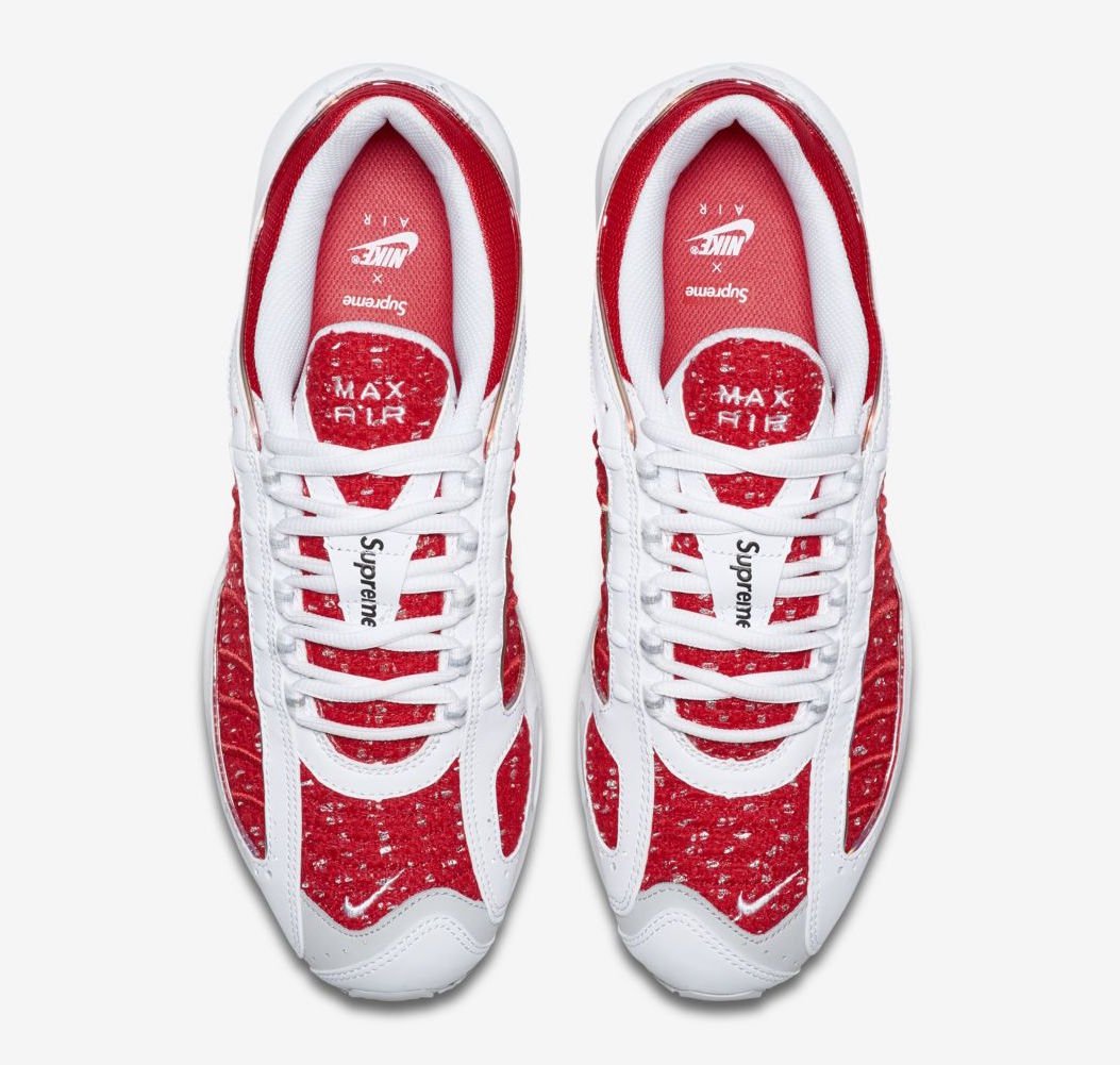Supreme Nike Air Max Tailwind 4 IV White Red Release Date