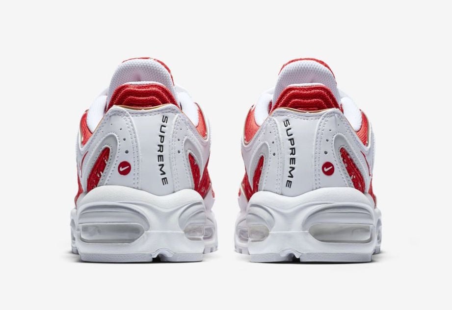 Supreme Nike Air Max Tailwind 4 IV White Red Release Date