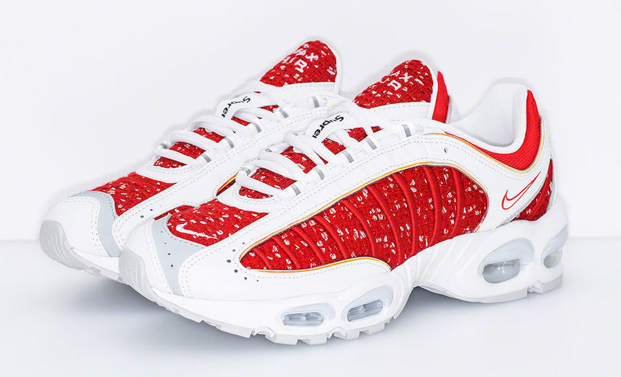 Supreme Nike Air Max Tailwind 4 Red White AT3854-100 Release Date
