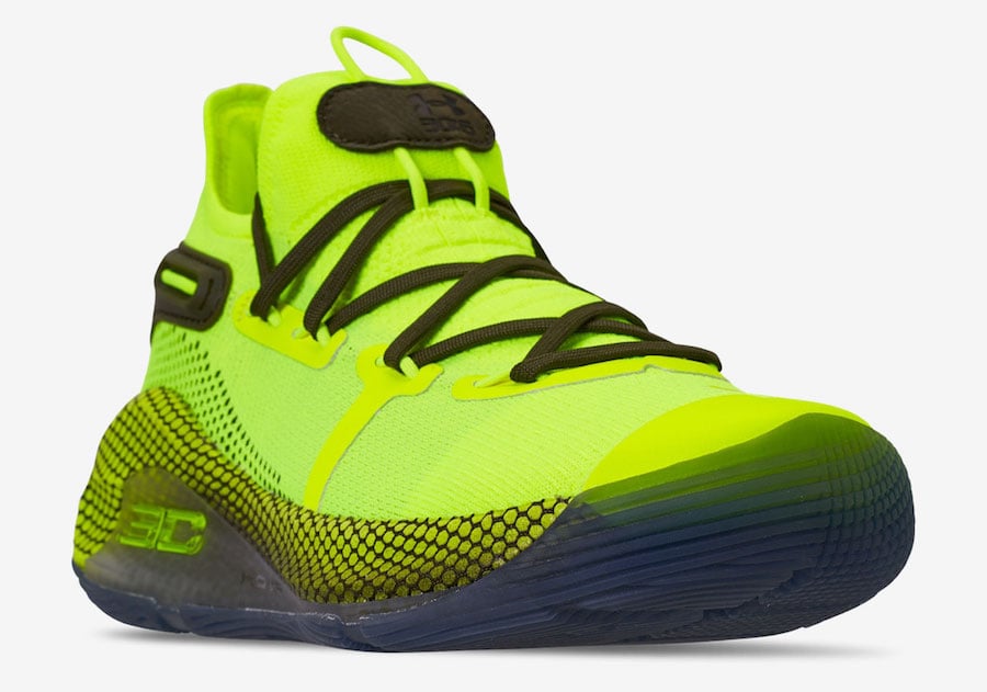 Under Armour Curry 6 Hi Vis Yellow Guardian Green 3020612-302 Release Date