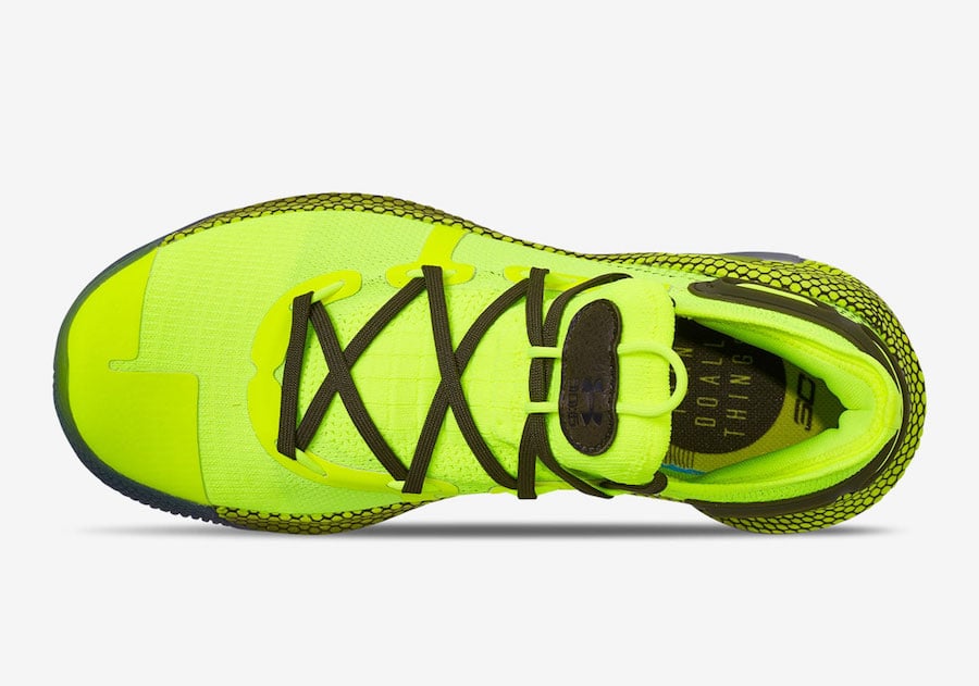 Under Armour Curry 6 Hi Vis Yellow Guardian Green 3020612-302 Release Date