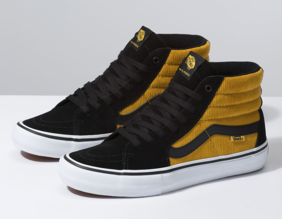 Vans SK8-Hi Yellow Corduroy