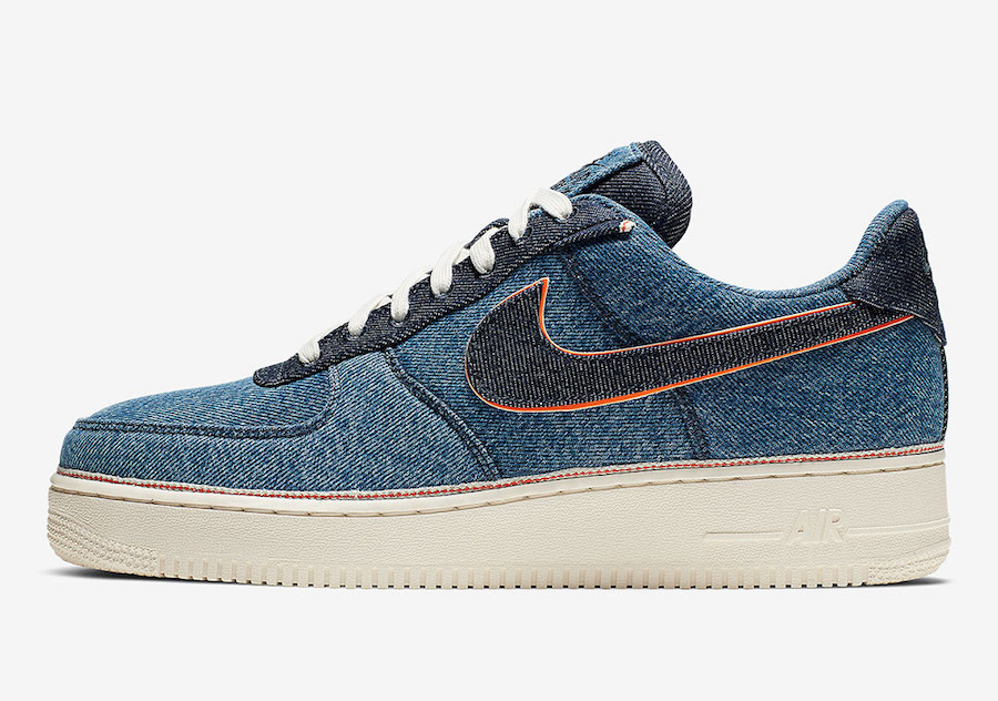 3x1 Nike Air Force 1 Denim 905345-403 Release Date