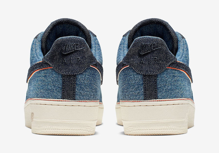 3x1 Nike Air Force 1 Denim 905345-403 Release Date