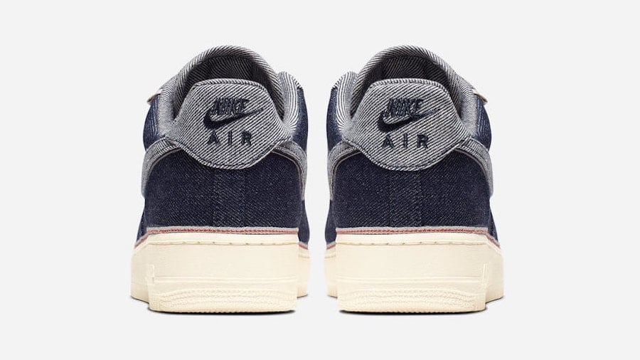 3x1 Nike Air Force 1 Raw Indigo 905345-402 Release Info