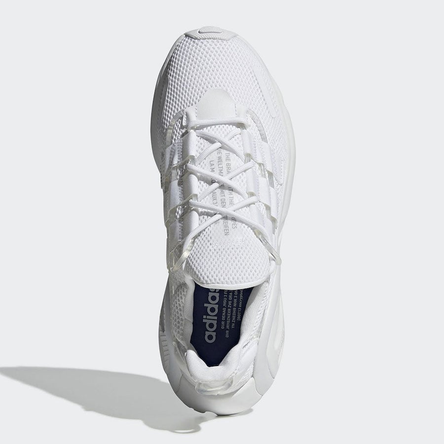 adidas originals lxcon adiprene sneakers in triple white