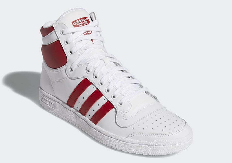 adidas Top Ten Hi White Red EF2359 Release Date