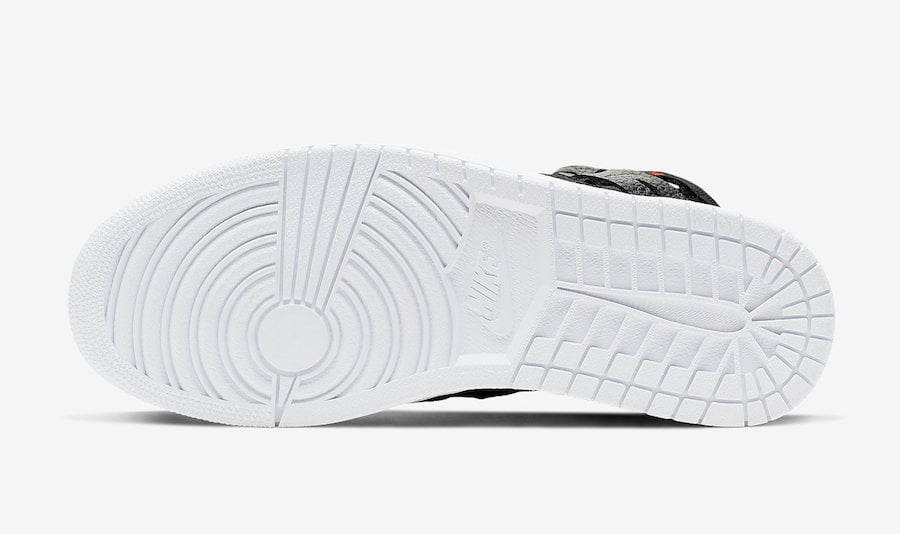 Air Jordan 1 High Cargo Black Metallic Silver Orange Blaze White CD6757-001 Release Date Price