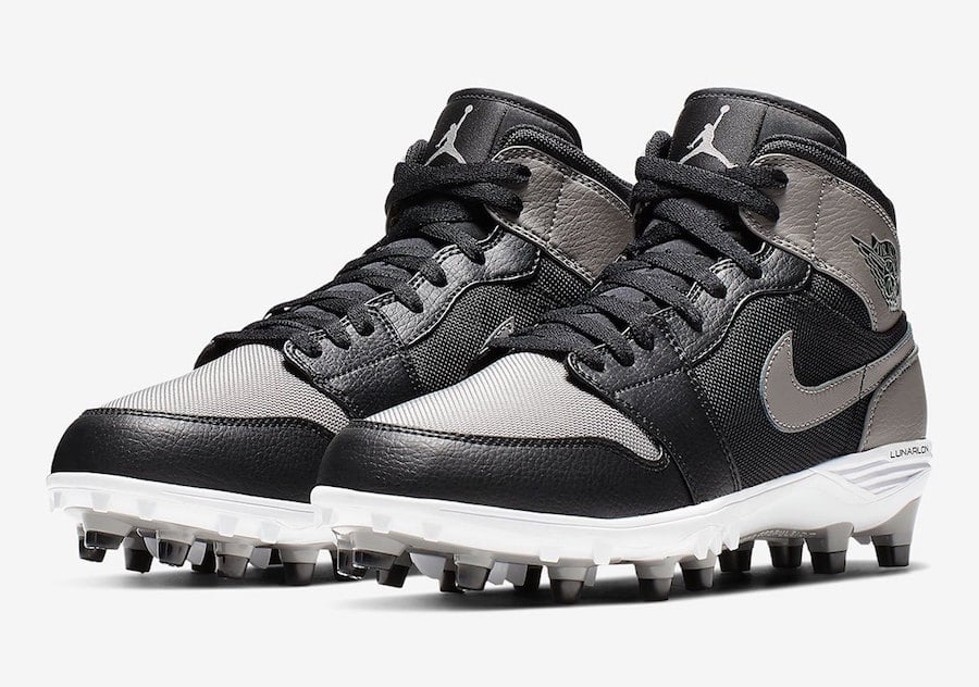 Air Jordan 1 Mid Football Cleats Shadow