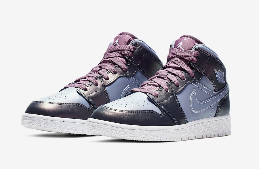 Air Jordan 1 Mid GS Releasing in Metallic Purple