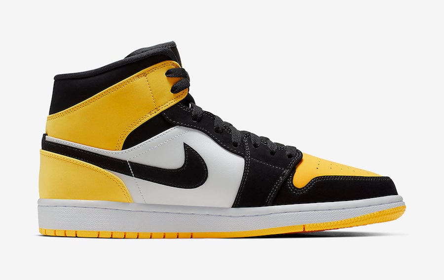 Air Jordan 1 Mid Yellow Toe 852542-071 Release Date Info