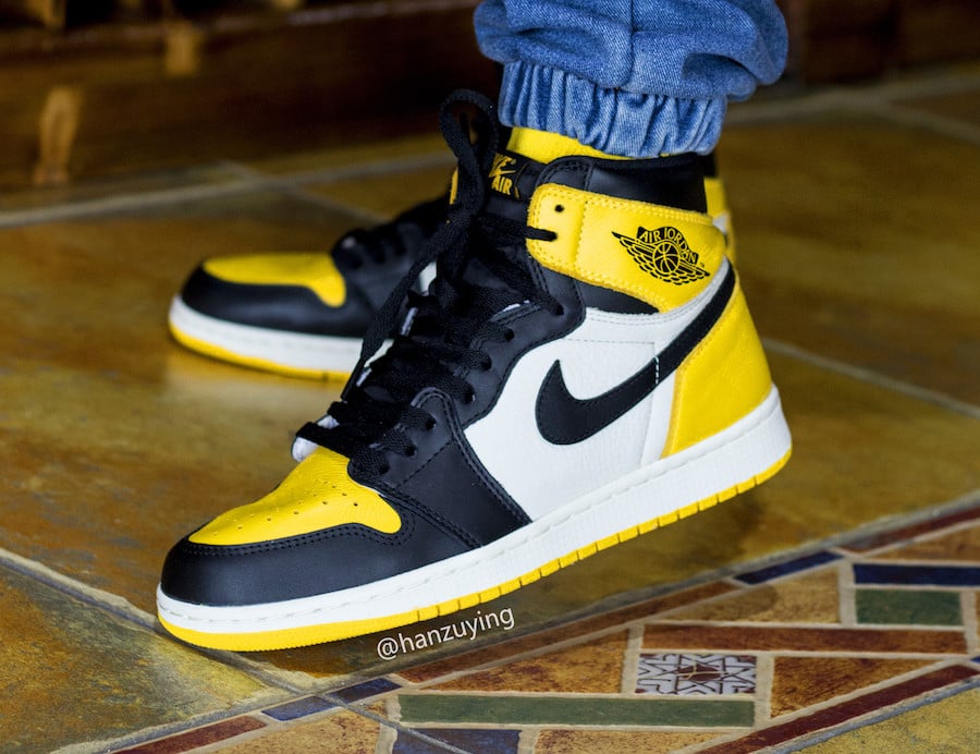 yellow toe jordan 1 high release date 2020