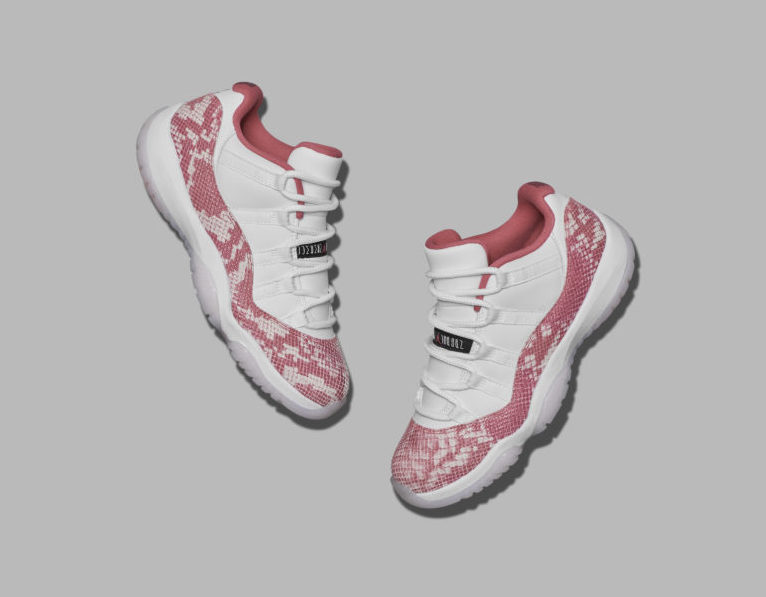 Air Jordan 11 Low White Pink Snakeskin AH7860-106 Release Info Price