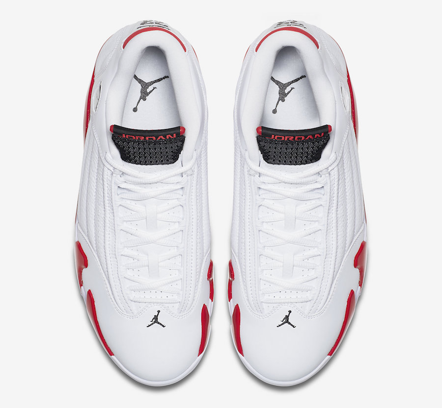 Air Jordan 14 Candy Cane White Varsity Red 487471-100 Release Date Price