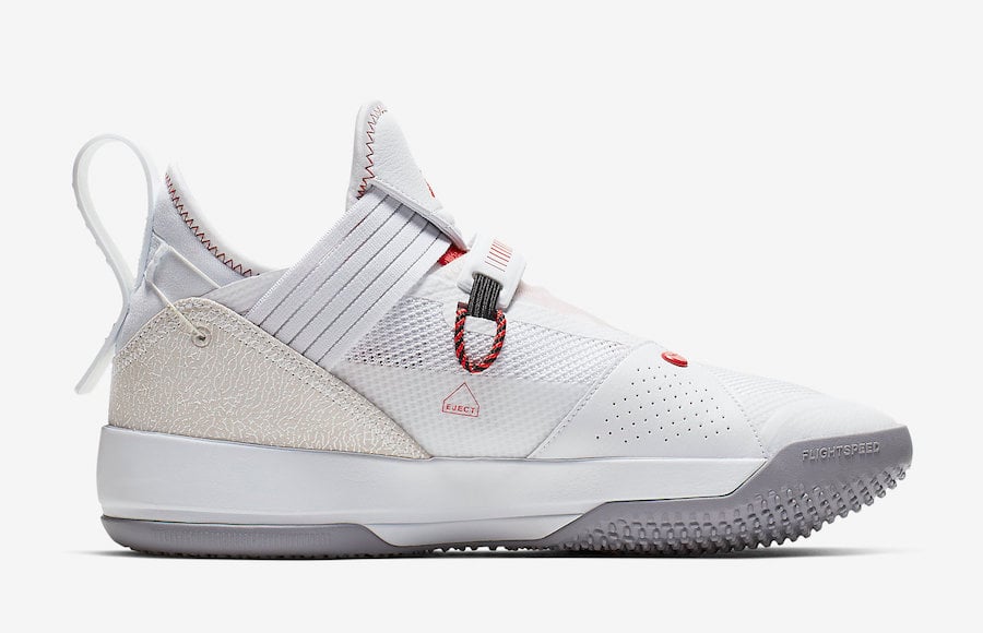 Air Jordan 33 Low SE White Metallic Gold Gym Red Black CD9560-106 Release Date