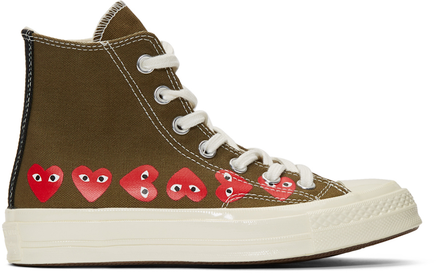 Comme des Garcons Converse Chuck 70 Hi Khaki Release Date