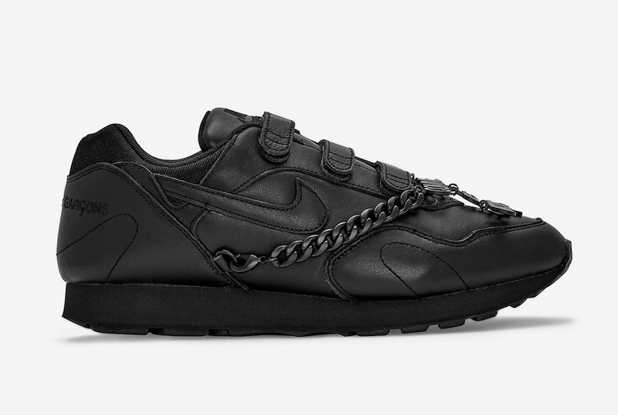 Comme des Garcons Nike Outburst Velcro Black Release Date Info