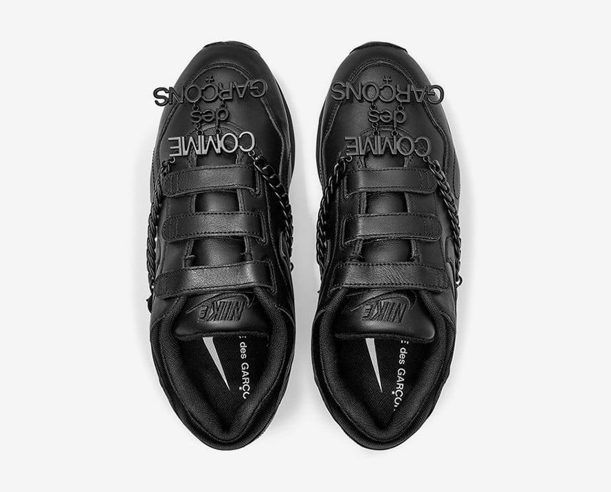 Comme des Garcons Nike Outburst Velcro Black Release Date Info