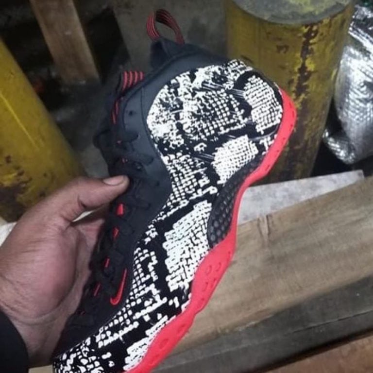 snakeskin nike foamposite