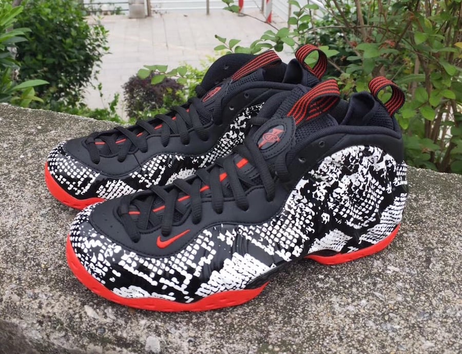 snakeskin nike foamposite