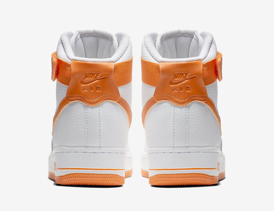 Nike Air Force 1 High White Orange 334031-109 Release Date