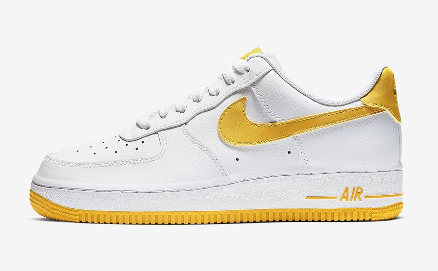 air force 1 with yellow check