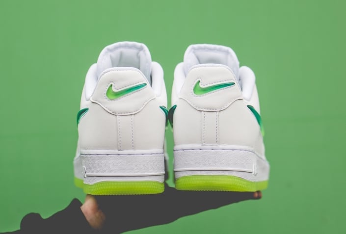 nike air force 1 low white hyper jade volt