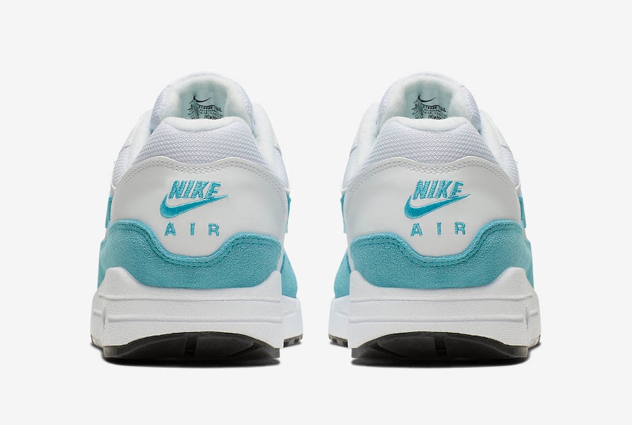 Nike Air Max 1 White Turquoise 319986-117 Release Date