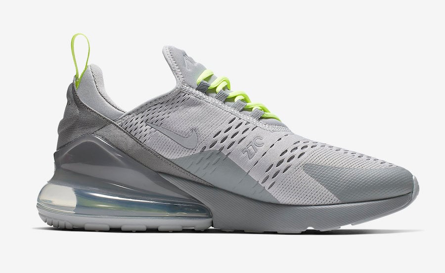Nike Air Max 270 Wolf Grey Volt CD7337-001 Release Date