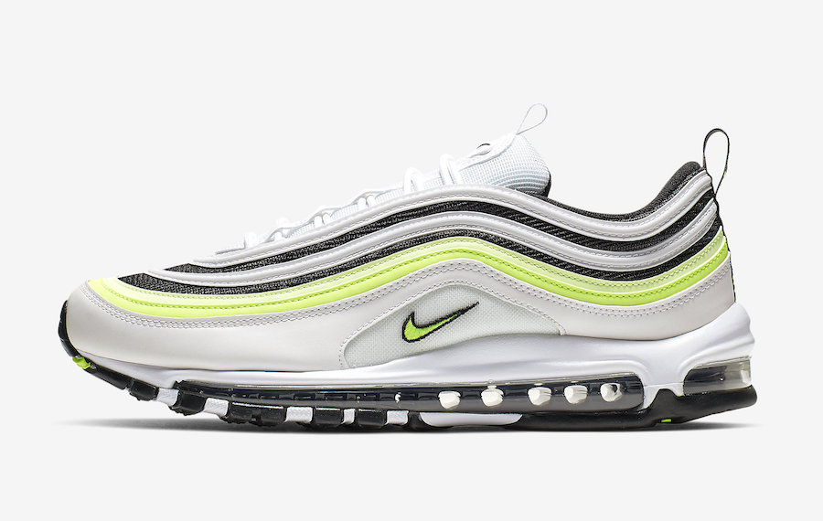 Nike Air Max 97 White Black Volt AQ4126-101 Release Date