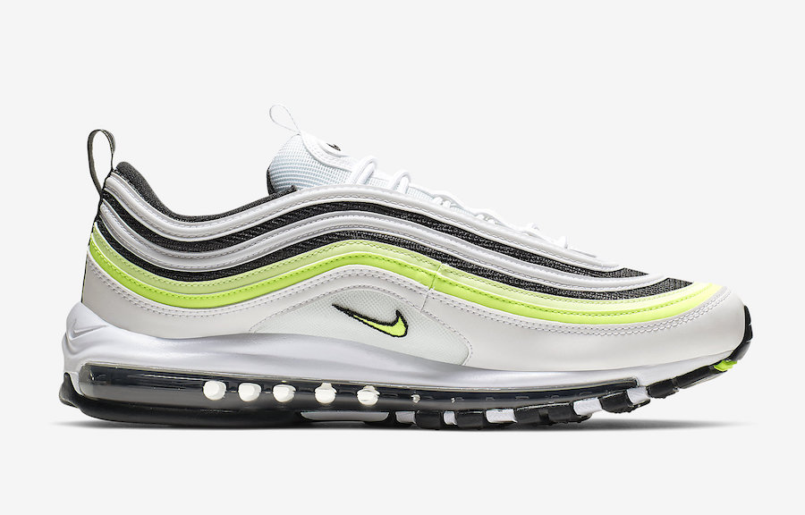 Nike Air Max 97 White Black Volt AQ4126-101 Release Date