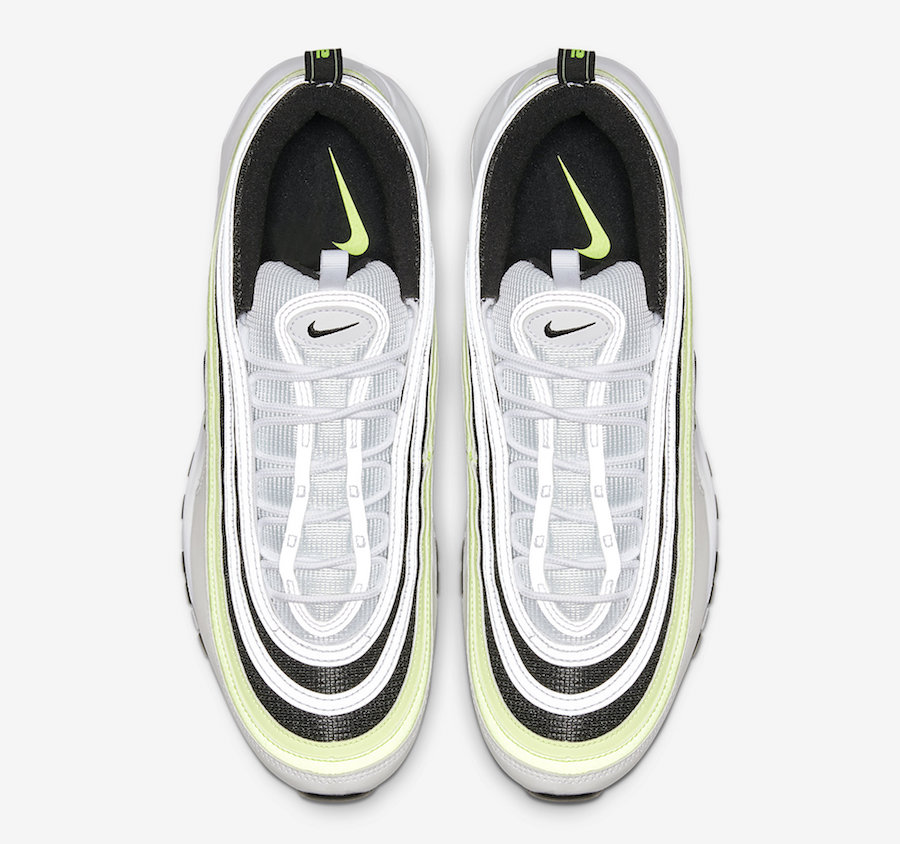 Nike Air Max 97 White Black Volt AQ4126-101 Release Date | SneakerFiles