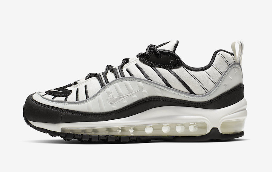 Nike Air Max 98 Sail Black Reflect Silver AH6799-113 Release Date