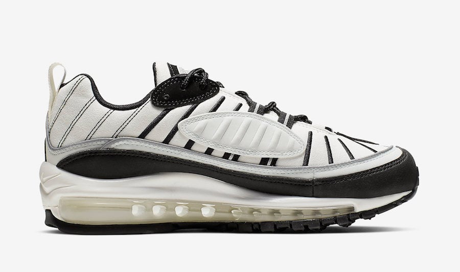 Nike Air Max 98 Sail Black Reflect Silver AH6799-113 Release Date