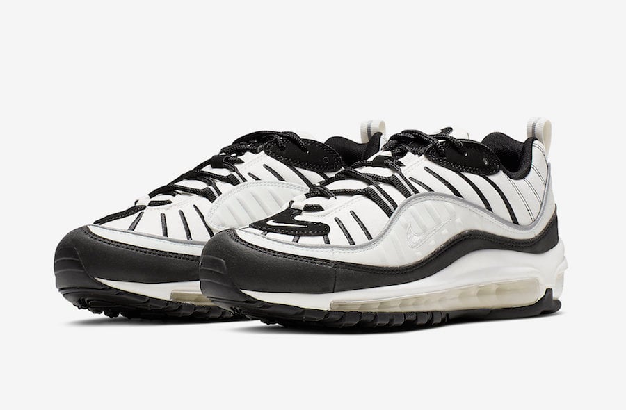 Nike Air Max 98 Sail Black Reflect Silver AH6799-113 Release Date