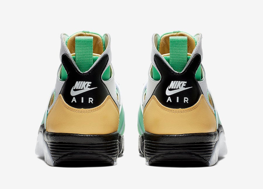 Nike Air Trainer Huarache White Gold Green 679083-108 Release Date