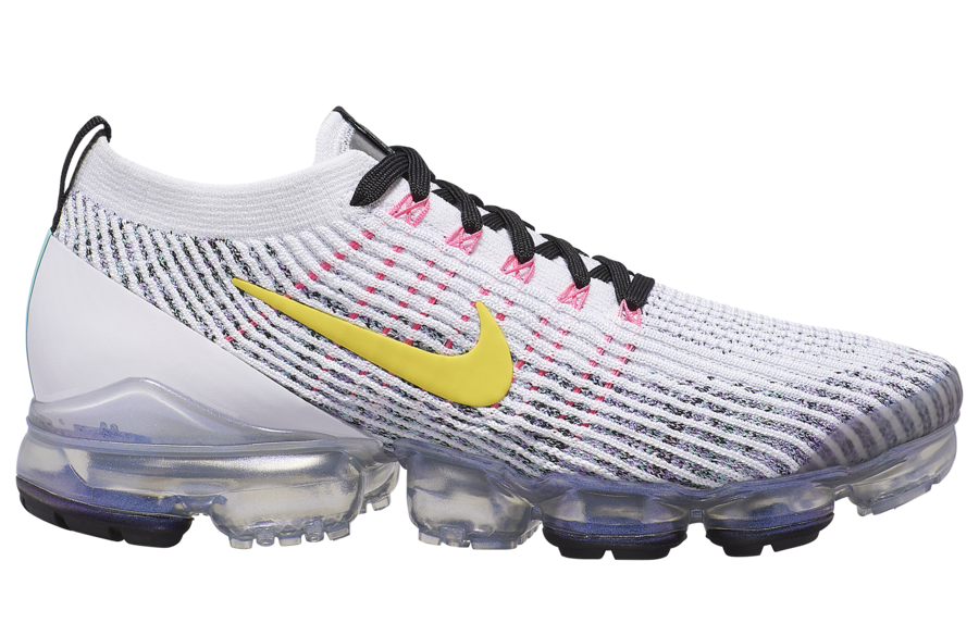 vapormax pink and yellow