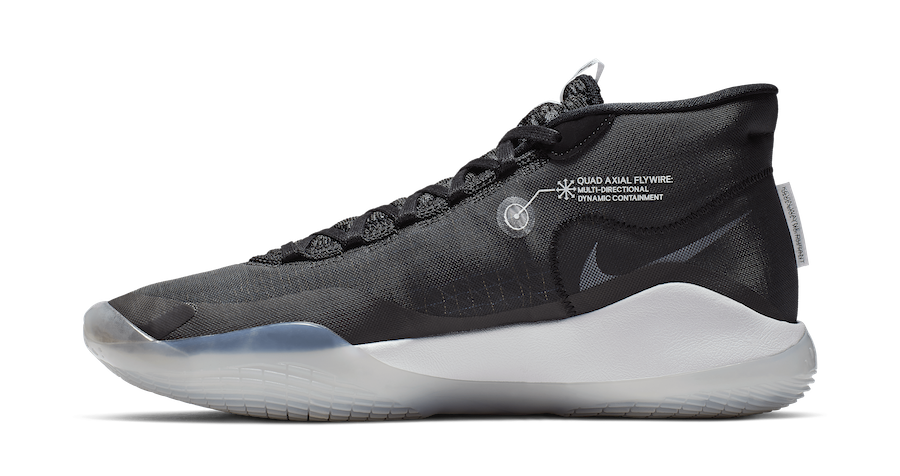 Nike KD 12 The Day One Black Pure Platinum White AR7229-001 Release Date