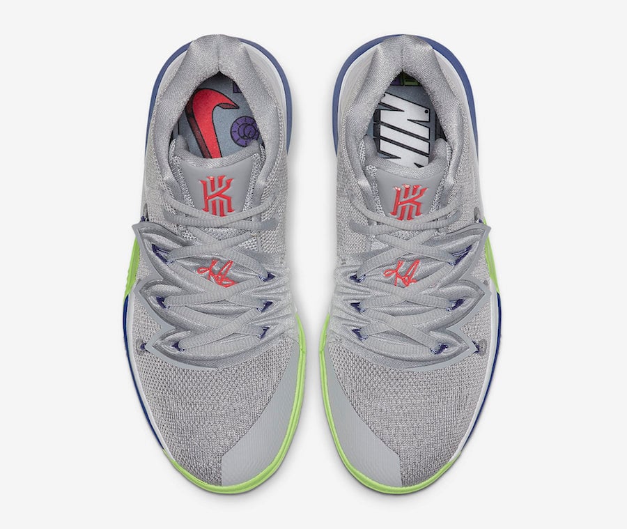 Nike Kyrie 5 Wolf Grey Lime Blast AQ2456-099 Release Date