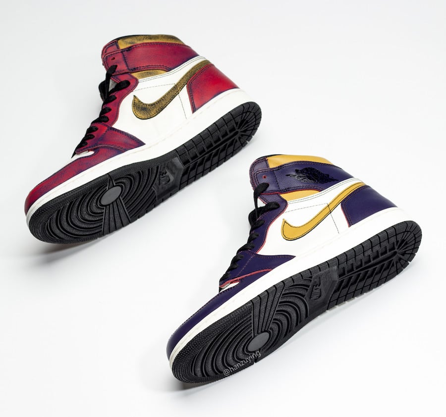 Nike SB Air Jordan 1 Lakers Chicago CD6578-507 Release Date