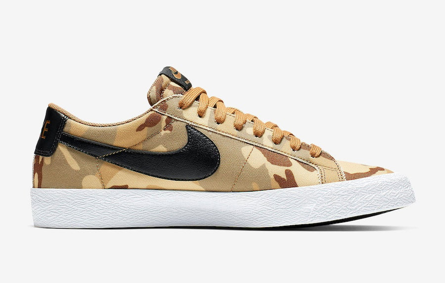 Nike SB Blazer Low Desert Camo 889053-200 Release Date